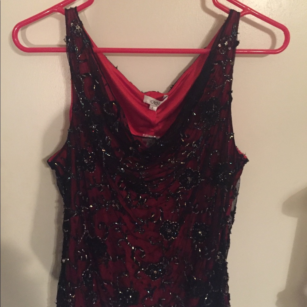 Cache beaded top.